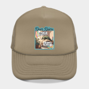 Funny quilter quilting turtle sewing crafts obsession Hat