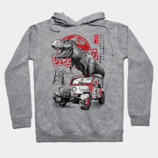 Jurassic sumi e Hoodie