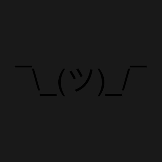 ¯\_(ツ)_/¯ by afewpixels