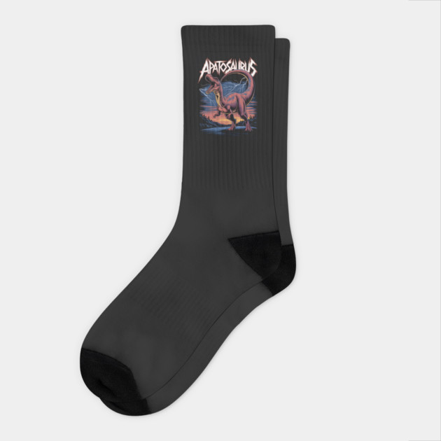 Apatosaurus Dinosaurs Socks by animegirlnft