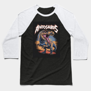 Apatosaurus Baseball T-Shirt