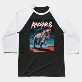 Apatosaurus Baseball T-Shirt