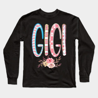 Gigi. Grandmother. Long Sleeve T-Shirt