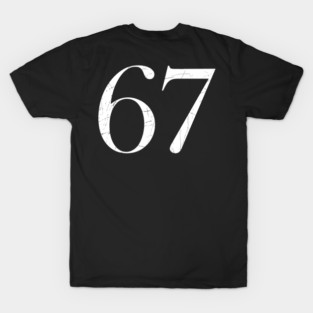 Number 67 // Vintage Distressed Logo T-Shirt