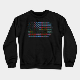 Clan Pentland Scottish tartan US flag kilt Scotland Crewneck Sweatshirt