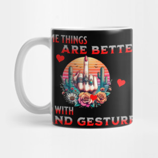 Hand Gestures Speak Louder: Say It Without Words Mug