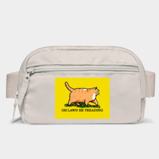 Oh Lawd He Treading Ginger Color Block Bag