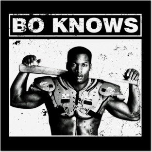 Bo Knows Jackson // Vintage Distressed Fanmade Posters and Art