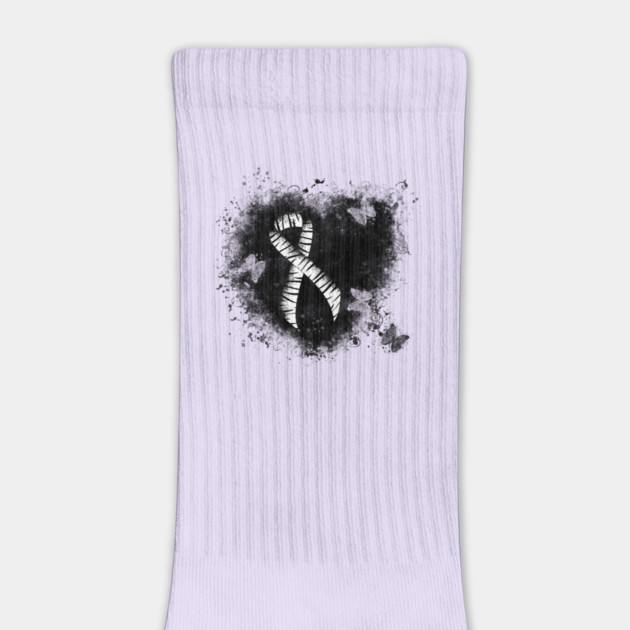 Zebra Ribbon Grunge Heart by HolidayBug