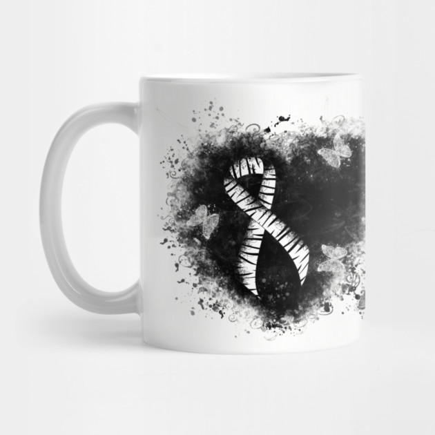 Zebra Ribbon Grunge Heart by HolidayBug