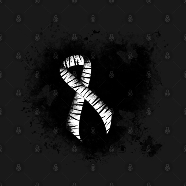 Zebra Ribbon Grunge Heart by HolidayBug