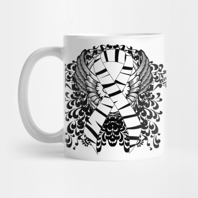 Zebra Awareness Ribbon with Wings by HolidayBug