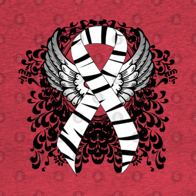 Zebra Awareness Ribbon with Wings by HolidayBug