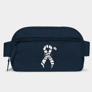 Zebra Awareness Ribbon with Butterfly Bag