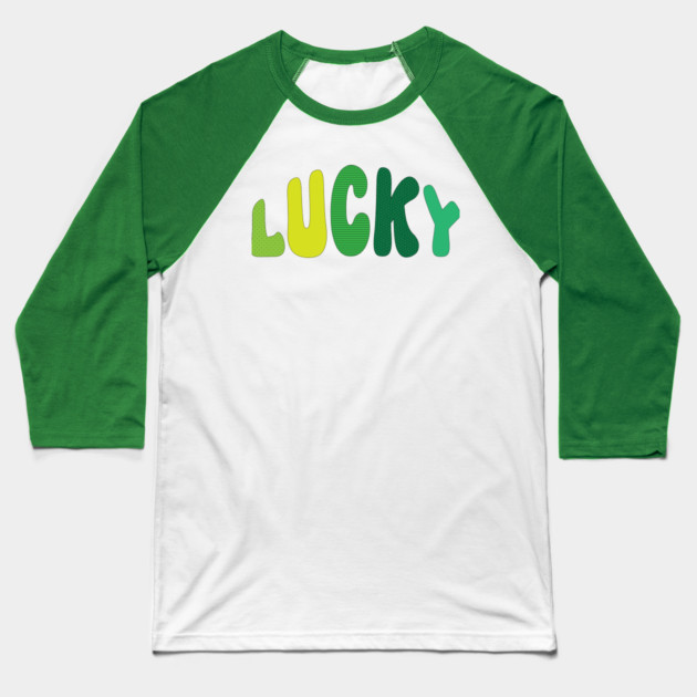 Lucky Baseball T-Shirt by Laura Contarino