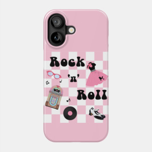 Rock and Roll Pink Phone Case