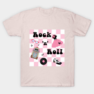 Rock and Roll Pink T-Shirt
