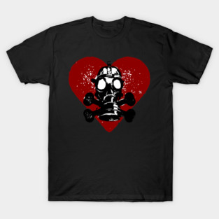 Haunted World of CW Toxic Heart Revolution Girl Logo T-Shirt