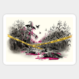 Murder of Crows Illustration Sticker