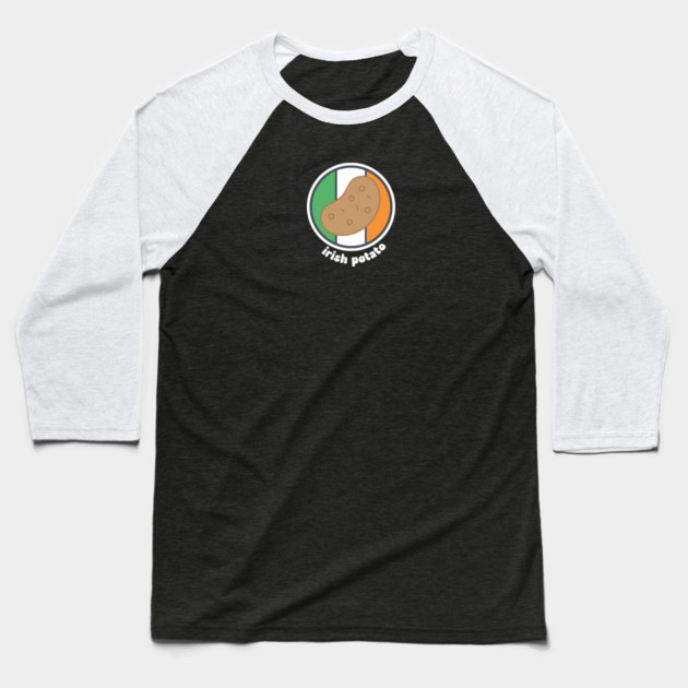 Irish Potato Baseball T-Shirt by Laura Contarino