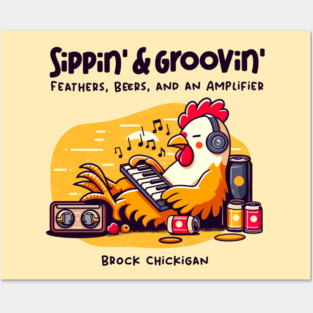 SIPPIN' & GROOVIN' Posters and Art