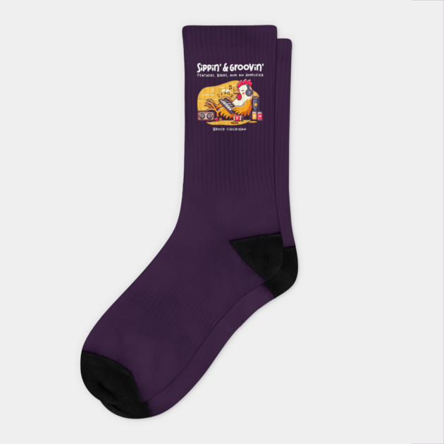 SIPPIN' & GROOVIN' Socks by Fabrik