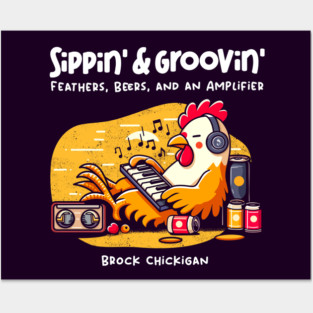 SIPPIN' & GROOVIN' Posters and Art