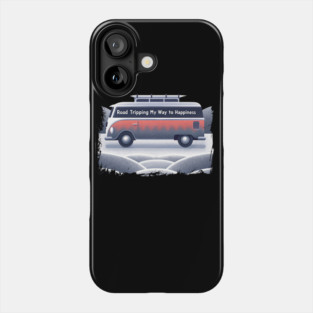 Road Tripping My Way to Happiness Phone Case