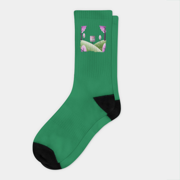 Lets Go Where Wi-Fi is Weak Socks by DIGITAL MERCH CREATIONS