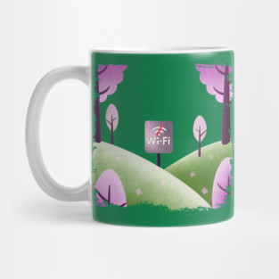 Lets Go Where Wi-Fi is Weak Mug