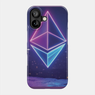 Ethereum Synthwave Landscape Phone Case