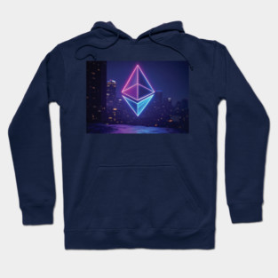 Ethereum Synthwave Landscape Hoodie