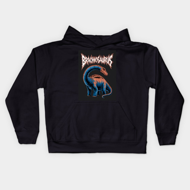 Brachiosaurus Dinosaurs Kids Hoodie by animegirlnft