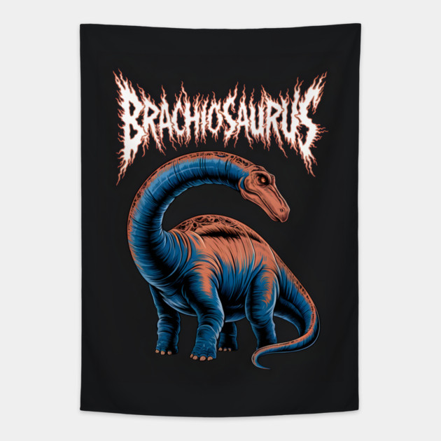 Brachiosaurus Dinosaurs Tapestry by animegirlnft