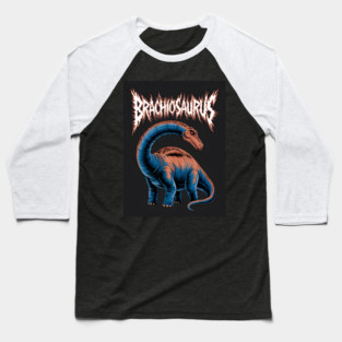 Brachiosaurus Dinosaurs Baseball T-Shirt