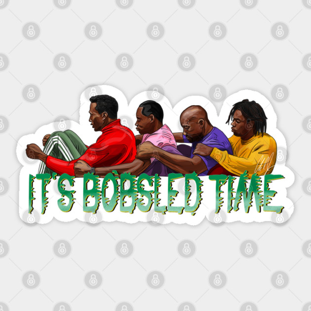 Cool Runnings: It's Bobsled Time Sticker by 51Deesigns