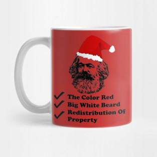 Santa Marx - Karl Marx, Christmas, Philosophy, Economics, Socialism, Communism Mug