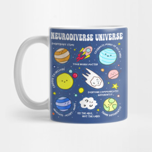Autism Awareness, Neurodiverse Universe, Sped Teacher, Space Neurodiversity, Special Education Mug