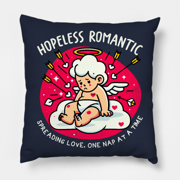 HOPELESS ROMANTIC Pillow by Fabrik