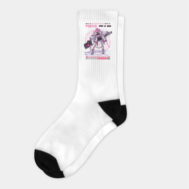 Anime Energy: Bold, Vibrant, and Full of Style Socks by Steve