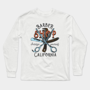Fresh Cuts Only: The Barber’s Creed Long Sleeve T-Shirt