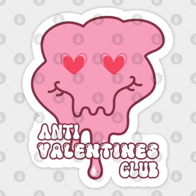 Fun Retro Valentines Themed Design For Women Sticker by TurnEffect
