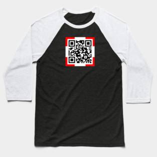 QR Code - Fuck You! Baseball T-Shirt