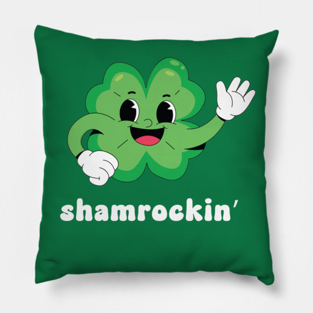Shamrockin' Pillow by Laura Contarino
