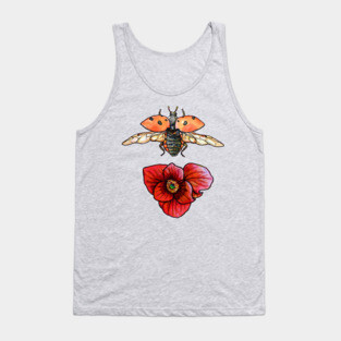 Nine Spotted Lady Beetle and Pawpaw Tank Top