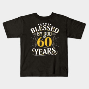 Happy 60th Birthday Kids T-Shirt