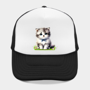Adorable Fluffy Kitten Hat
