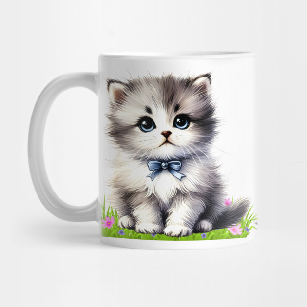 Adorable Fluffy Kitten by Premachandra's Store