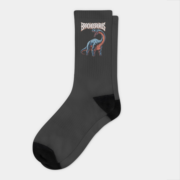 Brachiosaurus Dinosaur Socks by animegirlnft