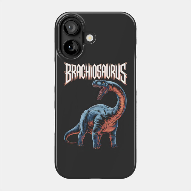 Brachiosaurus Dinosaur Phone Case by animegirlnft